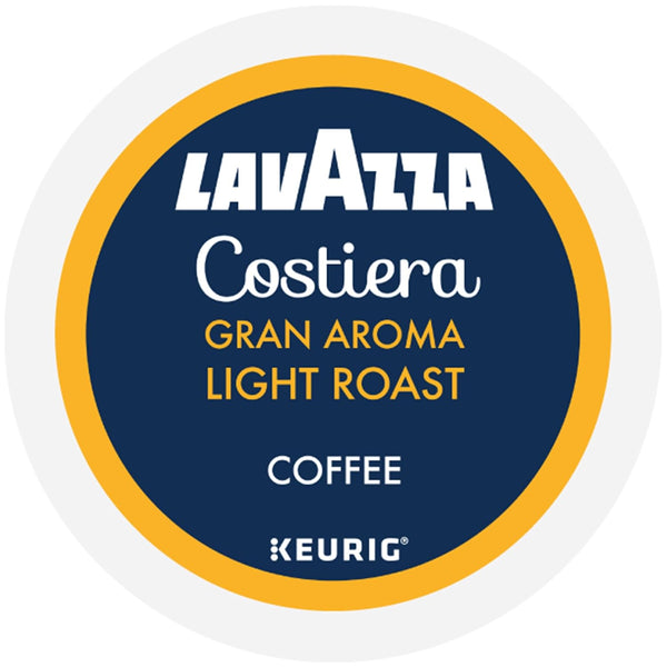 Lavazza Costiera Gran Aroma single-serve Keurig K-Cup pods, light roast coffee, 60-count box
