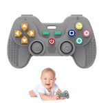 Hooku 2 Pack silicone teething toys for babies 0-6 months, teethers for babies 6-12 months with remote teether, sensory toys