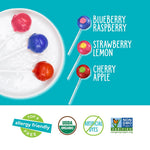 yumearth organic duo pops - allergy friendly, organic, vegan, gluten free, no artificial dyes, 20 count