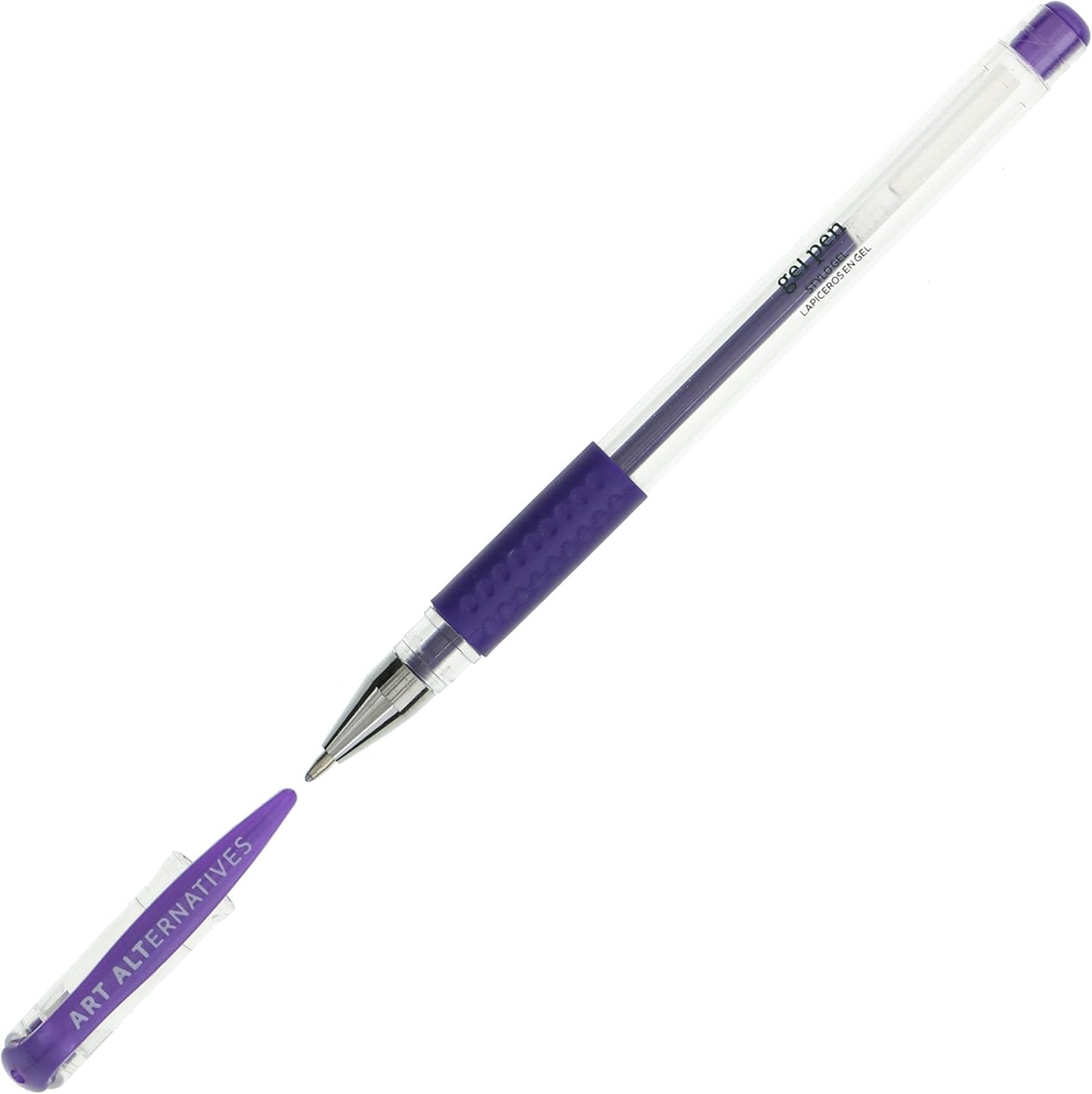 Art Alternatives Gel Pen, Metallic Pink - Ballpoint - Non-Smear + Quick Dry - Writing, Drawing, Coloring, Journal, Planner