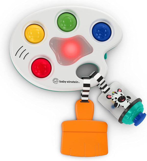 Baby Einstein Outstanding Opus octopus sensory teether rattle multi-use toy, BPA free, chillable, 3 months up, multicolored