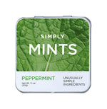 Simply Mints Natural Peppermint Breath Mints, 6 pack with 180 pieces, made with real peppermint oil and no artificial ingredients