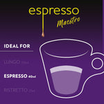 Lavazza Espresso Maestro Intenso Aluminum Capsules for Nespresso Original Machines