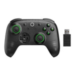 8bitdo ultimate 2c wireless controller for windows pc and android with 1000hz polling rate, hall effect joysticks and triggers, and remappable l4/r4 bumpers in green