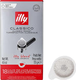 illy E.S.E. Coffee Pods - Single-Serve - Classico Medium Roast - 18 Count