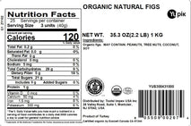 Organic Whole Dried Figs, 2.2 lb, Gluten-Free, Non-GMO, Vegan, Good Source of Fiber