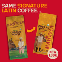 mayorga organic cafe cubano roast 2lb dark roast whole bean specialty grade coffee usda organic non-gmo kosher