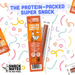 New Primal Snack Mates Chicken & Maple Sticks, Gluten Free, Low Sugar, High Protein Snacks for Kids