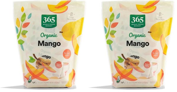 365 by Whole Foods Market Organic Mango Snacks 8 Pack 12 Ounce