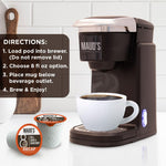 Maud's Decaf Dark Roast Coffee Pods, 100 count, Compatible with Keurig K Cups Maker
