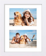 Vittanly 11x14 Collage Picture Frame, Displays 5Pcs 4x6 Pictures with Mat or 1Pcs 11x14 without Mat for Wall Mounting, Picture Frames Collage Wall Decor in Black, 1 Pack