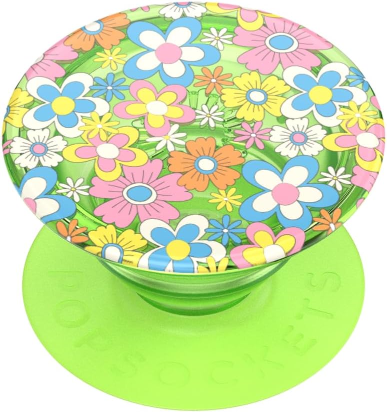 PopSockets Phone Grip with Expanding Kickstand, Adhesive Grip - Neon Pink