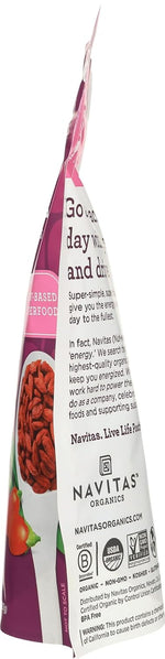 Navitas Organics Goji Berries, 8oz Bag, 8 Servings, USDA Organic, Non GMO, Gluten Free, Vegan