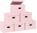 StoreOne Fabric Storage Cube Bins for Home and Bedroom Organization