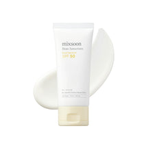 mixsoon bean sunscreen 1.69 fl. oz. spf 50 lightweight no white cast korean glass skin care