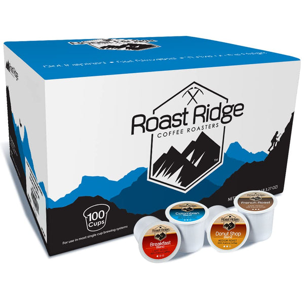 Roast Ridge Single Serve Coffee Pods Variety Pack for Keurig K-Cup Brewers