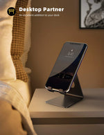 Lamicall Cell Phone Stand for Office Desk - Black