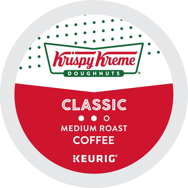 Krispy Kreme Medium Roast Single-Serve Keurig K-Cup Pods, 32 Count, Orthodox Union Kosher