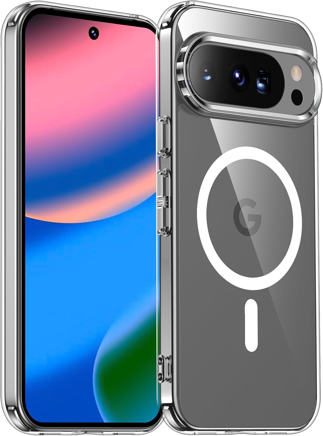 SPIDERCASE Magnetic Case for Google Pixel 10 Pro XL, Military Grade | Slim Translucent Matte | Drop Protection | Shockproof | Anti-Fingerprint | Black