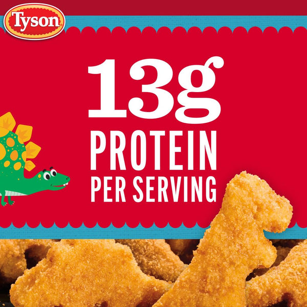 Tyson Fully Cooked Fun Dinosaur Chicken Nuggets, 29 oz (Frozen)