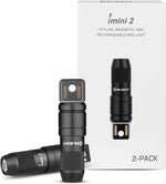 OLIGHT IMINI 2 EDC Rechargeable Keychain Flashlight, 50 Lumens Compact and Portable Mini LED Keyring Lights with Built-in Battery Ideal for Everyday Carry and Emergencies (Black)