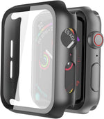 Misxi tempered glass case for Apple Watch Series 7 (2021) 46mm and Series 6 watch