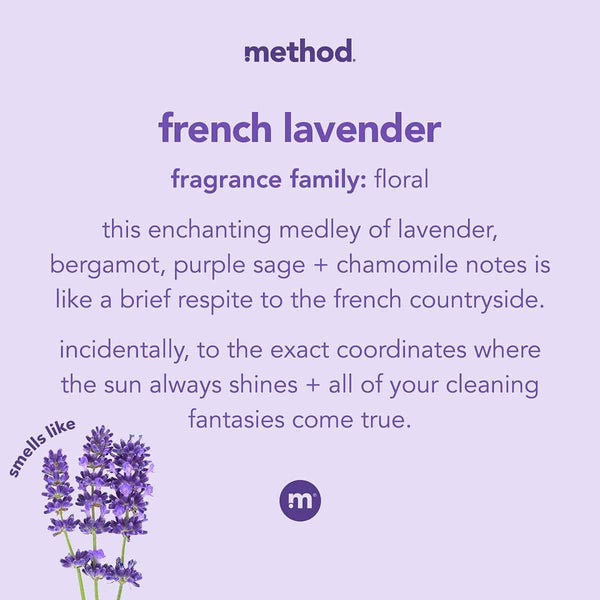 Method All-Purpose Cleaner Spray, French Lavender, 28 Fl Oz, (Pack of 4)
