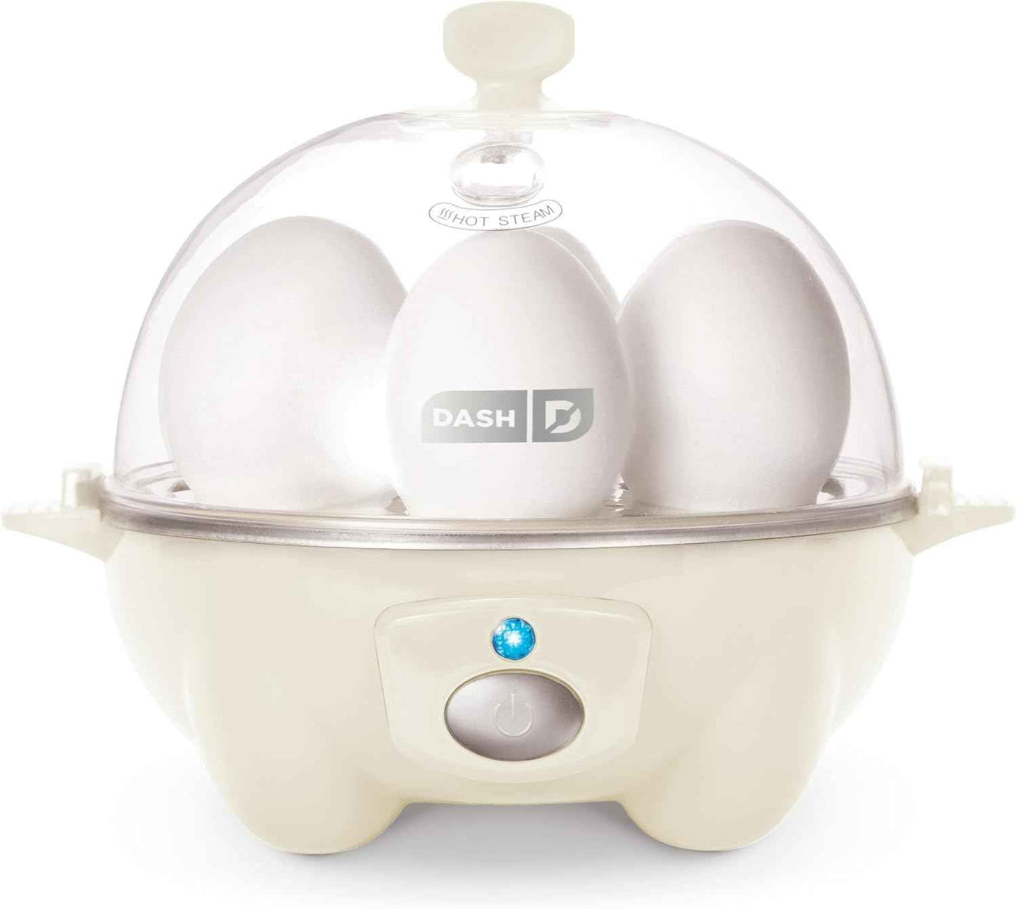 DASH Rapid Egg Cooker: 7 Egg Capacity Electric Egg Cooker for Hard Boiled Eggs, Poached Eggs, Scrambled Eggs, or Omelets with Auto Shut Off Feature - Black'