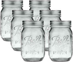 Ball Wide Mouth Glass Mason Jars with Lids and Bands, Used for Canning, Pickling, Juice, Jam, Jelly, Quart Size 32 Ounce (Pack of 2)