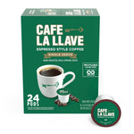 Cafe La Llave 24 Count Dark Roast Coffee Pods Compatible with Keurig Brewers