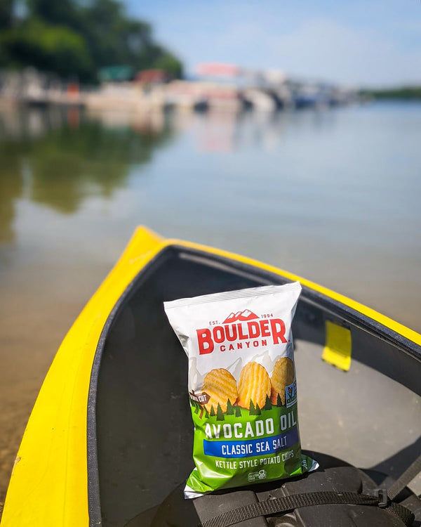 Boulder Canyon Avocado Oil Kettle Style Potato Chips Variety Pack, 18 Count, Gluten-Free, Non-GMO