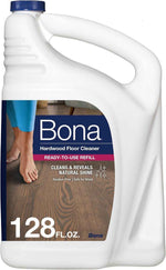 Bona hardwood floor cleaner refill 128 oz unscented residue-free cleaning solution