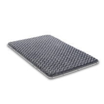 Dark Gray dog crate bed for medium to large dogs, 35" x 22", high resilience foam and anti-slip bottom