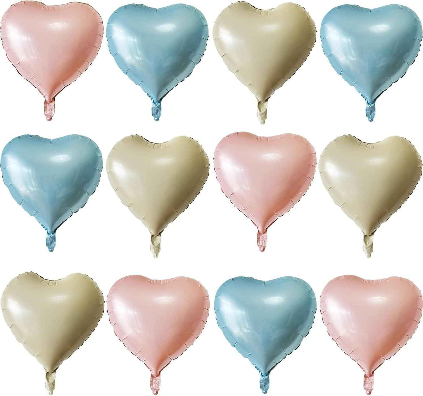 Gradient Pink Heart Shaped balloons Pack of 10,18 Inch Love Valentine Balloons Heart Romantic Balloons For Valentines Day Propose Marriage Wedding Bridal Shower Engagement Party Decorations