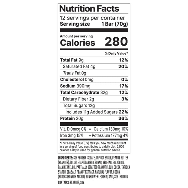 Plant-based protein bars with 20g protein, gluten-free, non-GMO, dairy-free, vegan snack
