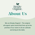 Simply Organic Pure Ground Nutmeg, 2.3 Ounce Jar, Aromatic, Subtly Spicy-Sweet Flavor, Organic, Kosher, No GMO, No ETO