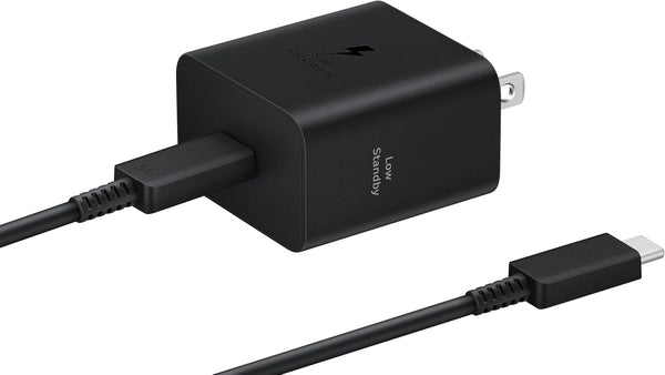 Samsung 25W Wall Charger Power Adapter, Cable Not Included, Super Fast Charging, Compact Design, Energy Efficient, Compatible with Galaxy and USB Type C Devices, Black