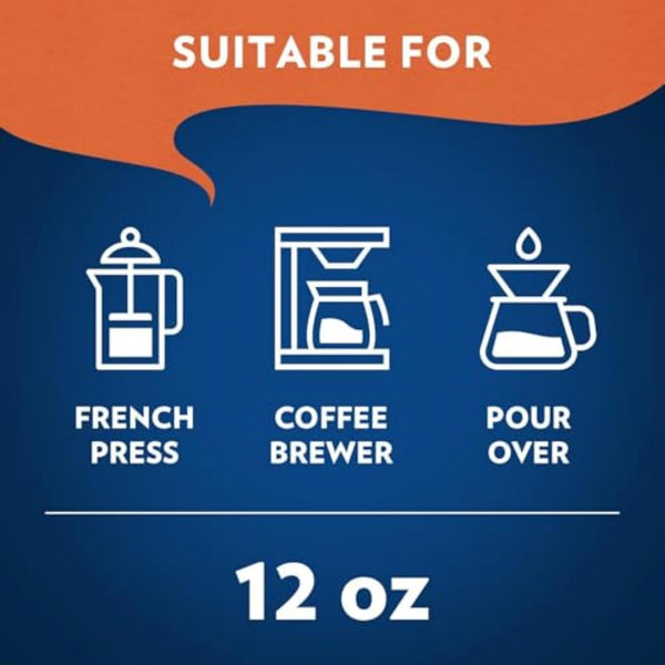 Lavazza House Blend Perfetto Ground Coffee 12oz, Medium Roast, 100% Arabica, Central and South America, Drip Brewers