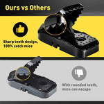 Mouse Traps 12-Pack, Small Reusable Indoor Outdoor Mice Catchers for Home Use, Easy Quick-Set Mousetraps