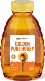 Amazon Grocery, Golden Pure Honey, 16 Oz (Previously Amazon Fresh, Packaging May Vary)