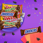 snickers, twix, milky way & 3 musketeers individually wrapped full-size milk chocolate candy bars bulk assortment 33.31 oz 18 bars