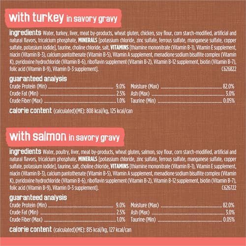 purina friskies 24ct variety pack canned cat food extra gravy with chicken turkey salmon beef 5.5 oz cans