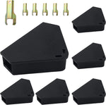 Anblak mouse station with keys black 6 pack key required for kids and pet safety indoor outdoor