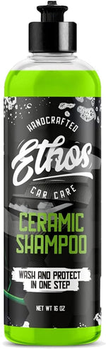 Ceramic Car Shampoo for Slick Car Wash - pH-Balanced Soap with Hydrophobic Protection - Enhances Coatings