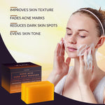 valitic kojic acid dark spot remover soap bars with vitamin c and turmeric for skin care (2 pack)