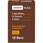 RXBAR Protein Bars, 12 Count, Peanut Butter Chocolate, 22oz Box, Gluten Free