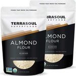 Terrasoul Superfoods organic almond flour pack of 2, 2 lbs each, grain-free, gluten-free, keto baking