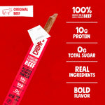 Chomps Grass-Fed Beef Jerky Snack Sticks 10-Pack, 10g Protein, Gluten-Free, Zero Sugar