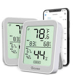 Govee Digital Hygrometer Indoor Thermometer Room H5075, Bluetooth Temperature Humidity Meter with 164ft Remote App Control, Notification Alerts, 2 Years Data Storage Export for Bedroom, Wine Cellar
