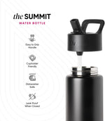 Simple Modern Marvel Spider Man Kids Water Bottle with Straw Lid